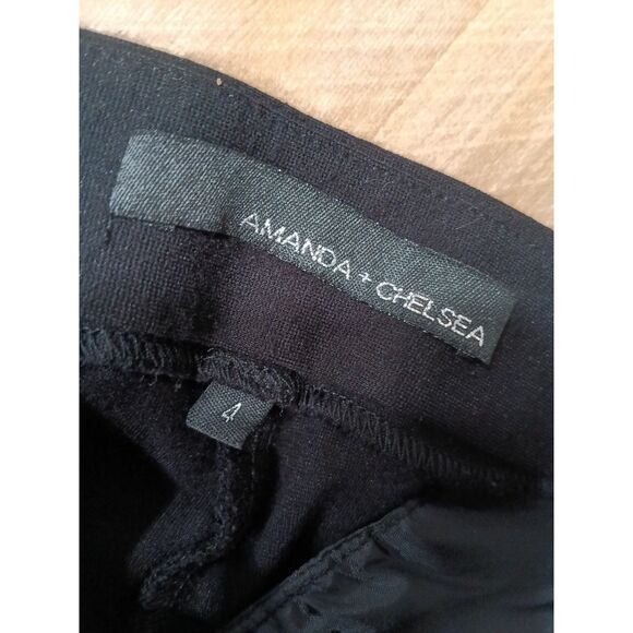 Amanda & Chelsea skinny black pants size 4 - Picture 4 of 5